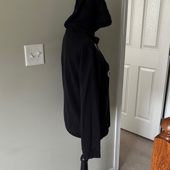 Adidas Black Hoodie with Floral Design - Picture 6 of 7